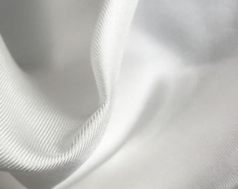 14 Momme 100% Mulberry Silk Fabric by the Meter Yard, Natural Mulberry Silk Pure Silk Fabric for Clothing Bedding, FB178