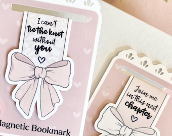Bridesmaid Proposal Gift: Magnetic Bookmark Book Lover, Flower Girl, Maid of Honor