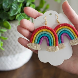 Etsy rainbow earrings online