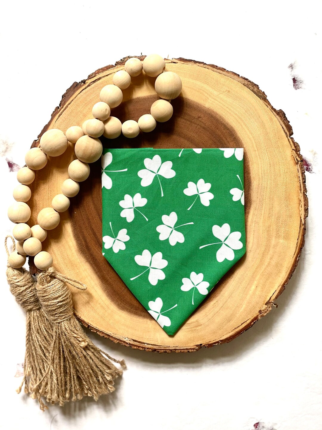 The Lucky Charm Bandana Over the Collar Dog Bandana Saint Etsy UK