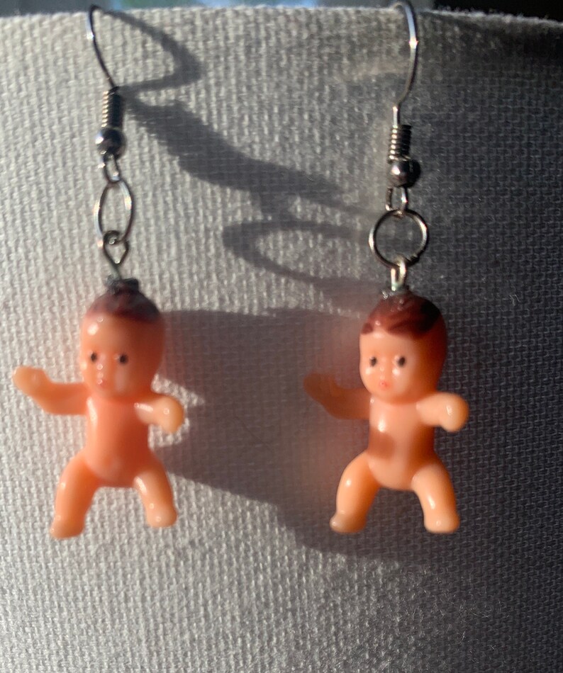 Aesthetic Mini Baby Toy Earrings Etsy