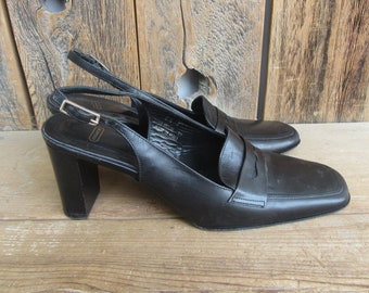 coach sling back shoes