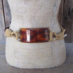 Vintage Tortoise Shell Belt - Etsy display picture 2