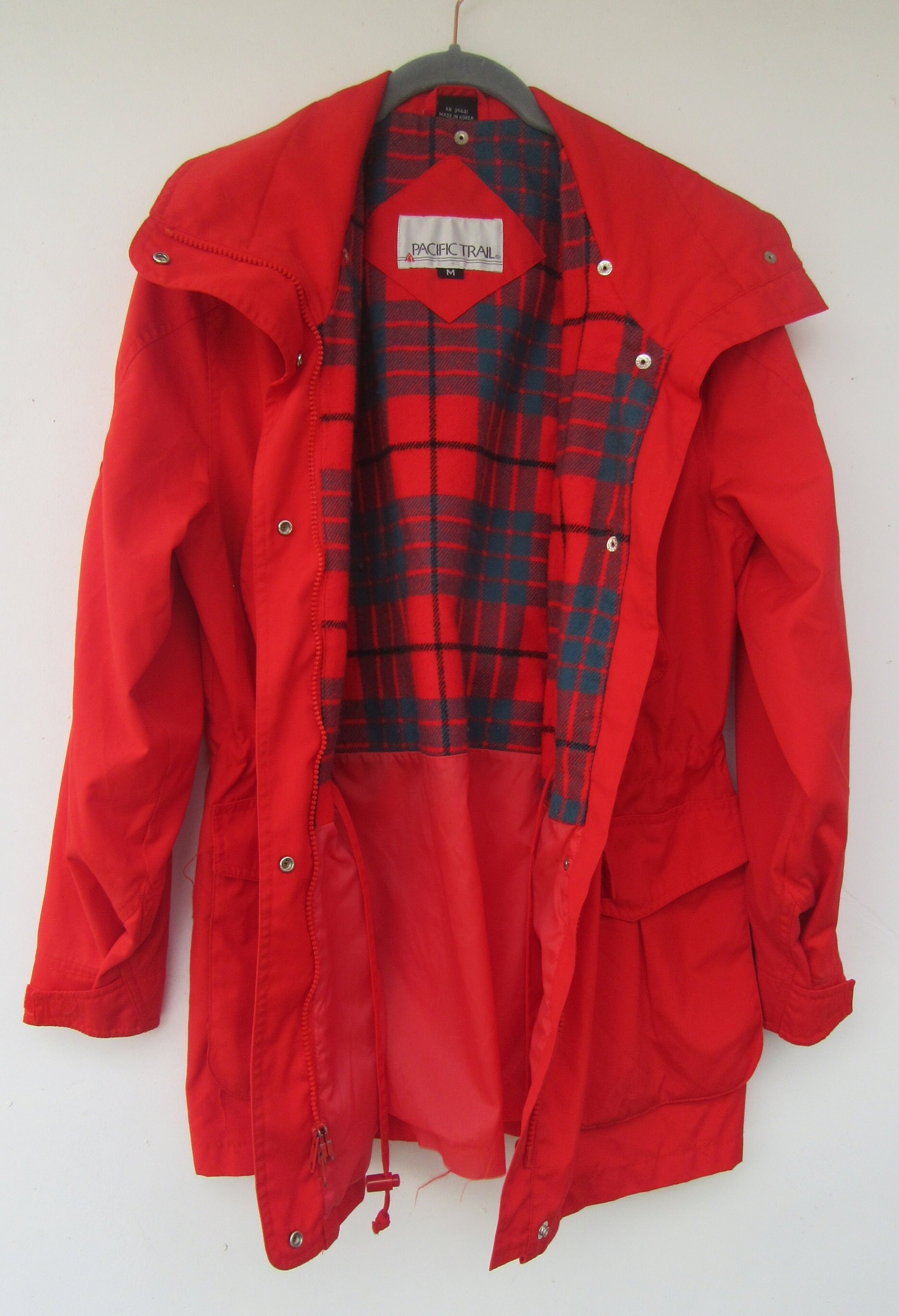 Vintage 80s Pacific Trail Red Jacket: Medium Winter Outdoor Wear