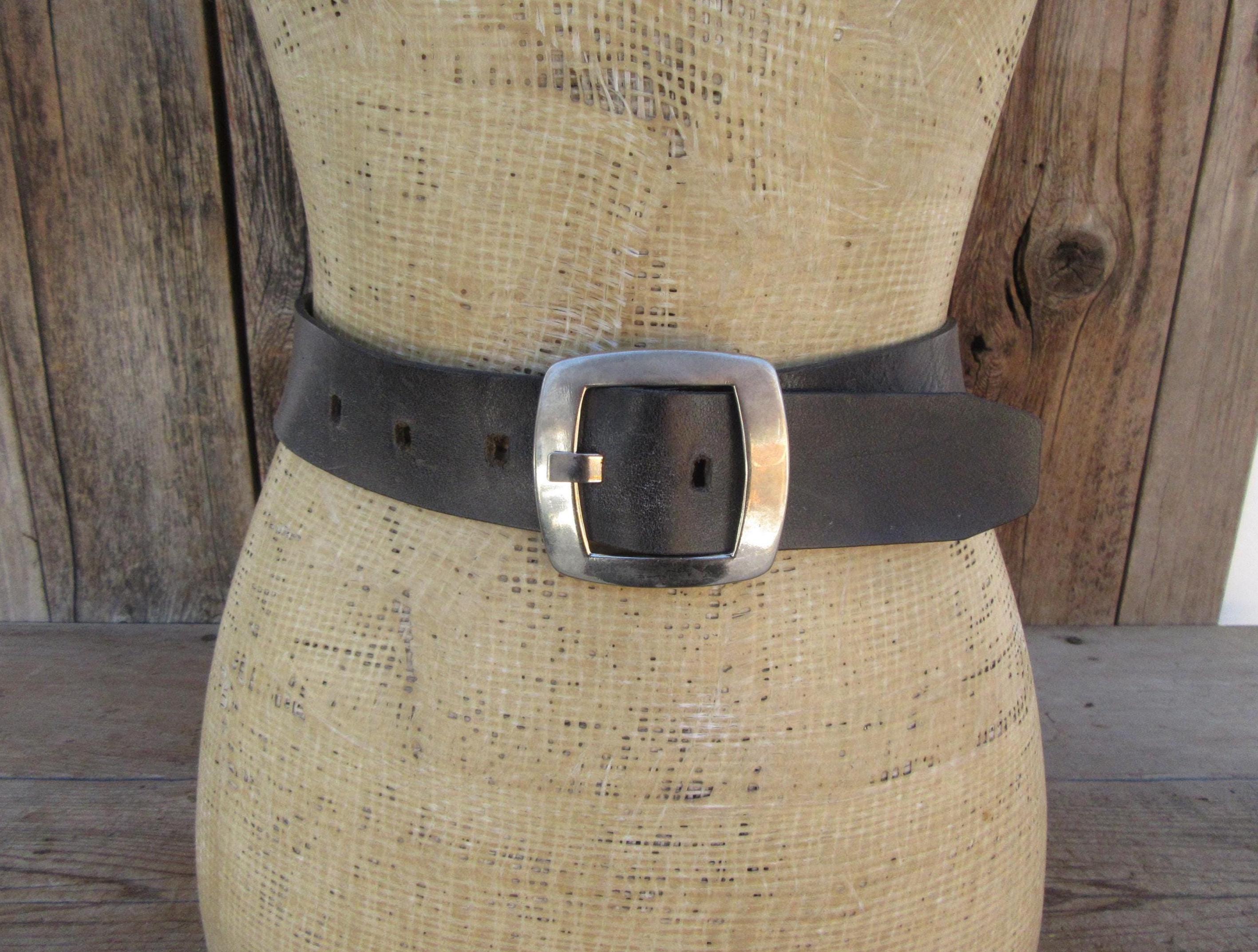 Vintage Leather Belt Xxl - Etsy display picture 3