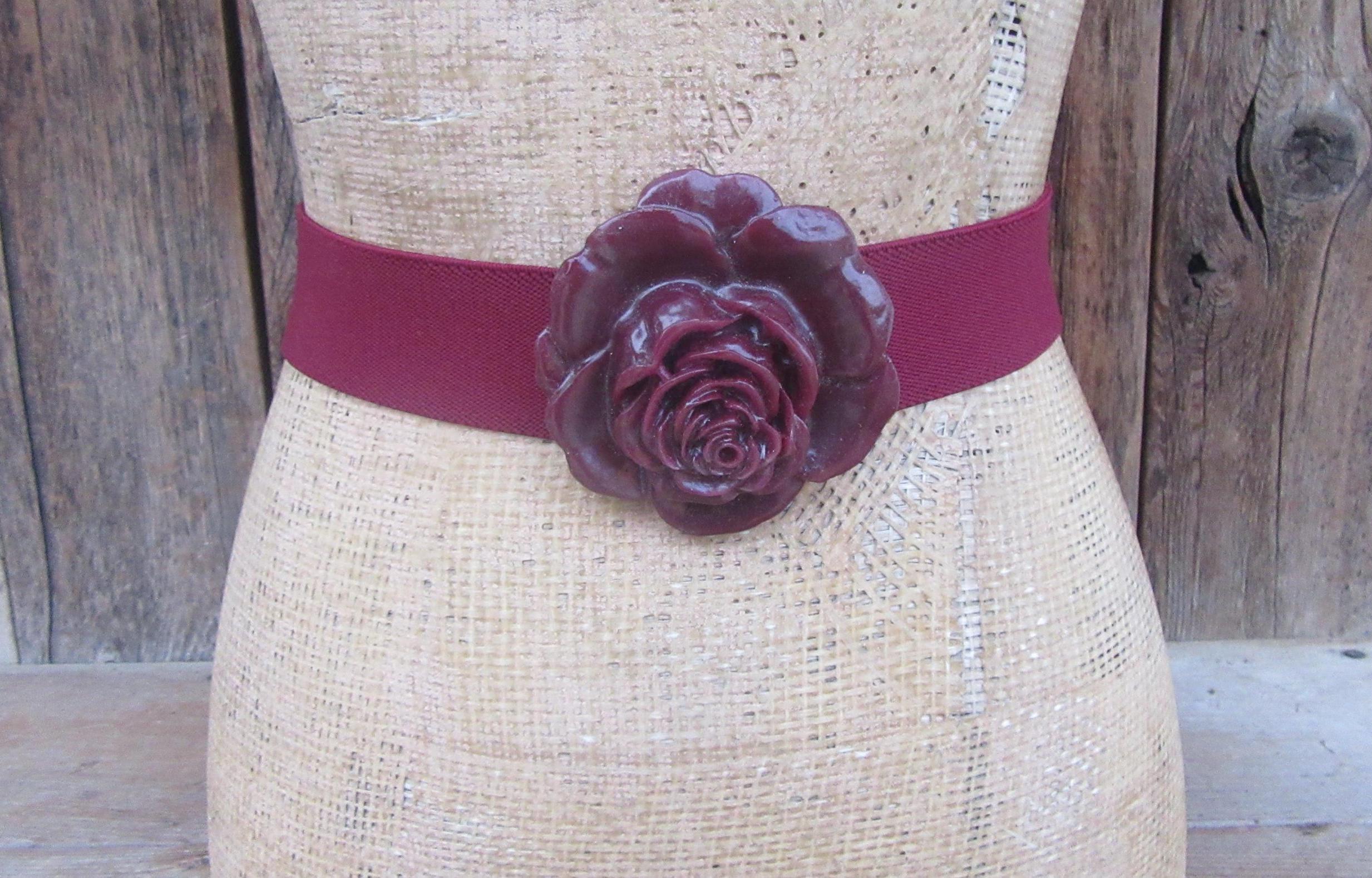 80s Floral Belt - Etsy display picture 2