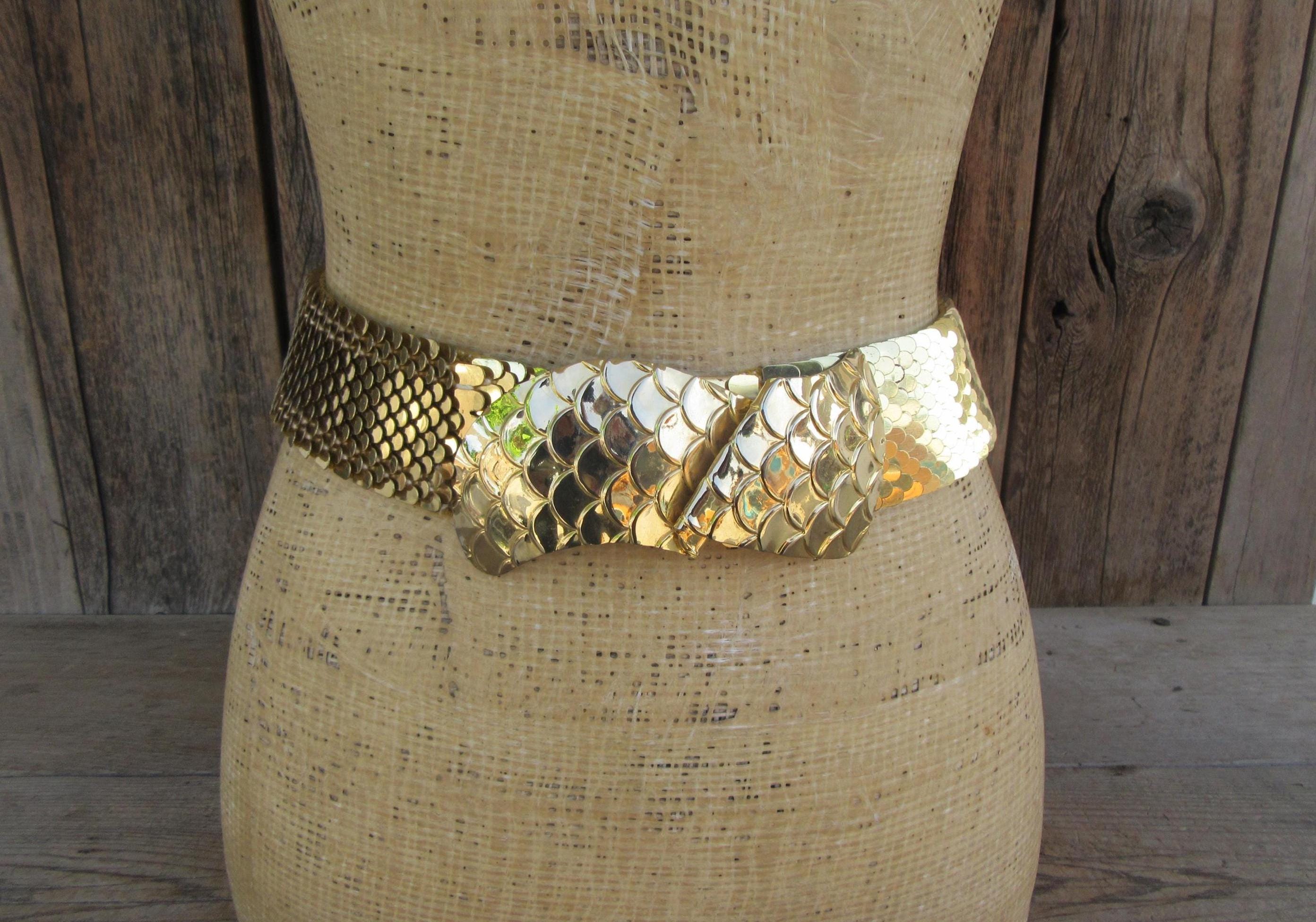 Gold Fish Scale Belt - Etsy
