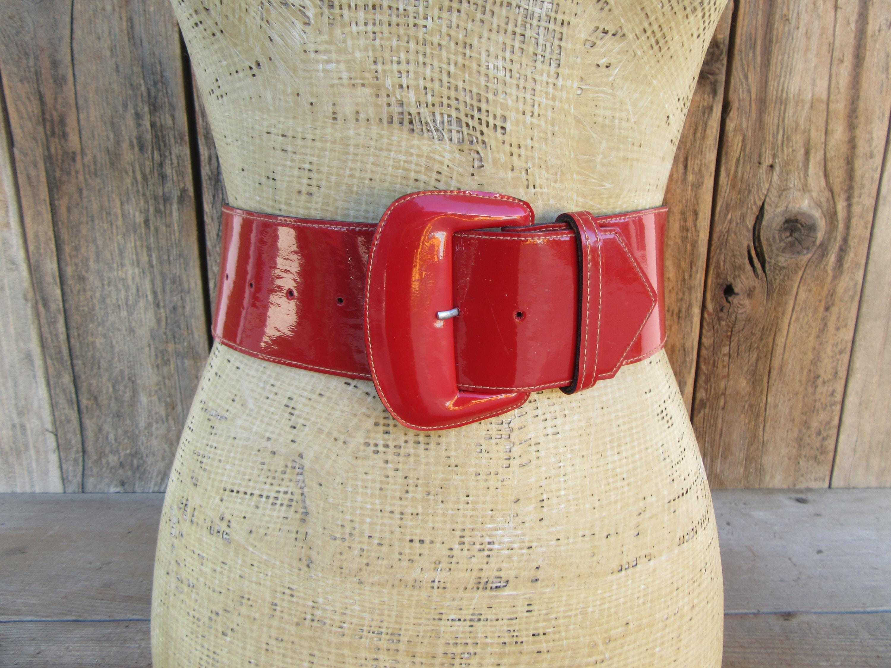 Red 80s Belt - Etsy display picture 3