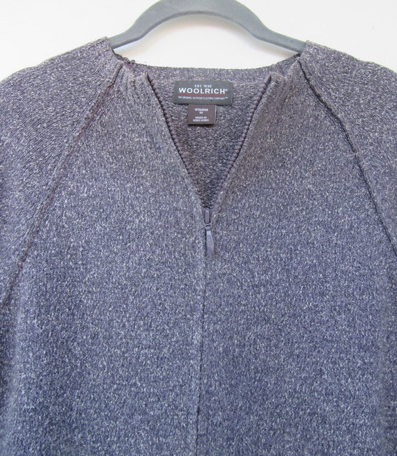 80's Woolrich Long Sleeve Pullover Quarter Zip He… - image 4