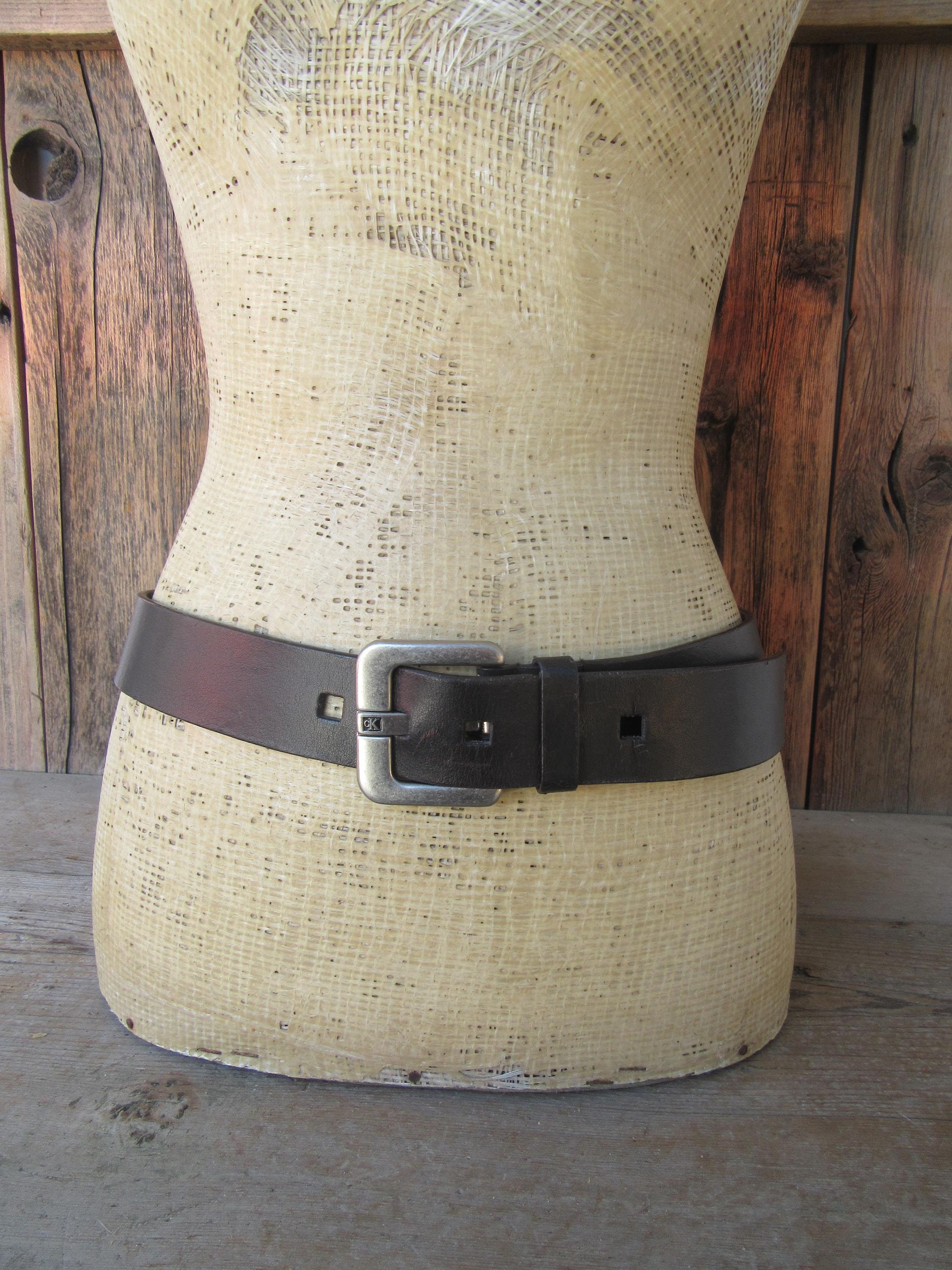90 s Calvin Klein Leather Belt