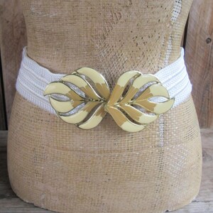 Ivory Stretch Belt - Etsy display picture 1