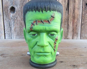 70er Jahre Frankenstein Monster Kopf: Monster Toys