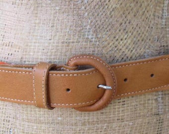 90s Braided Cloth & Leather Belt - Guatemalan Made - Medium - Etsy