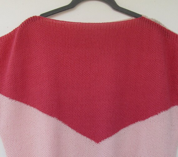 80's Short Sleeve Boatneck Knit Sweater | Short S… - image 3