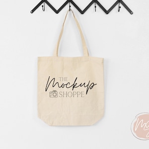 Canvas tote bag mockup, hanging blank generic tote bag, simple lifestyle mockup, trick or treat bag mockup, tote bag, digital download