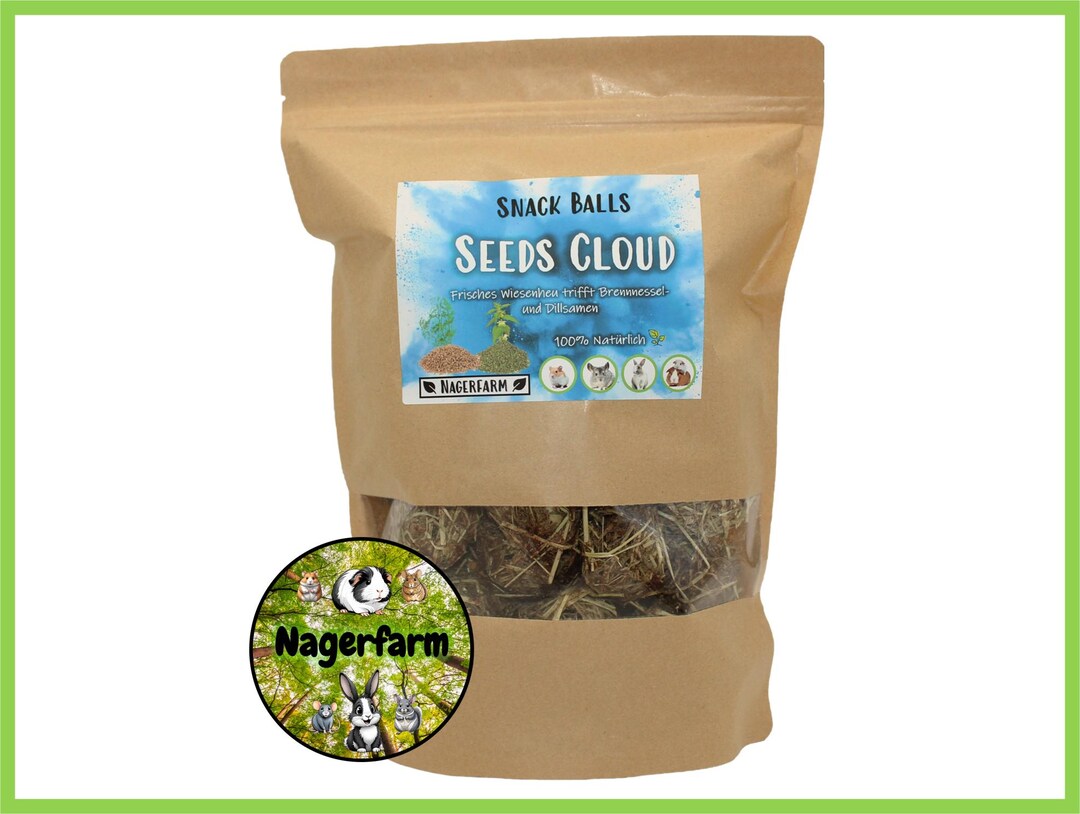 Snack Balls - Seeds Cloud for Guinea Pigs - Dwarf Rabbits - Chinchillas ...