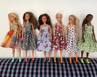 Dress for 11.5 inch fashion dolls (Original or Curvy)