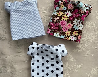 Shirts for 11.5 inch fashion dolls (Curvy size)