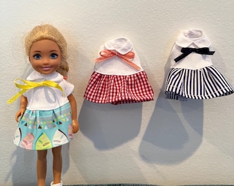 School uniforms for 5.5 inch fashion dolls