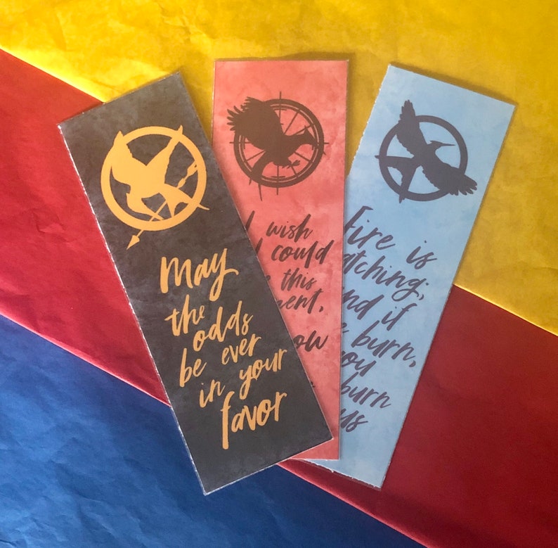 The Hunger Games Quote Bookmark | Etsy