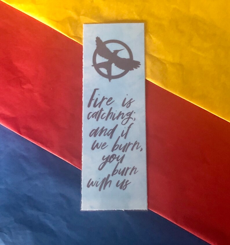 The Hunger Games Quote Bookmark | Etsy