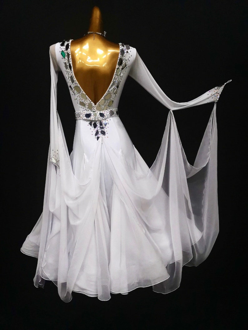 Ballroom Long Singlet White