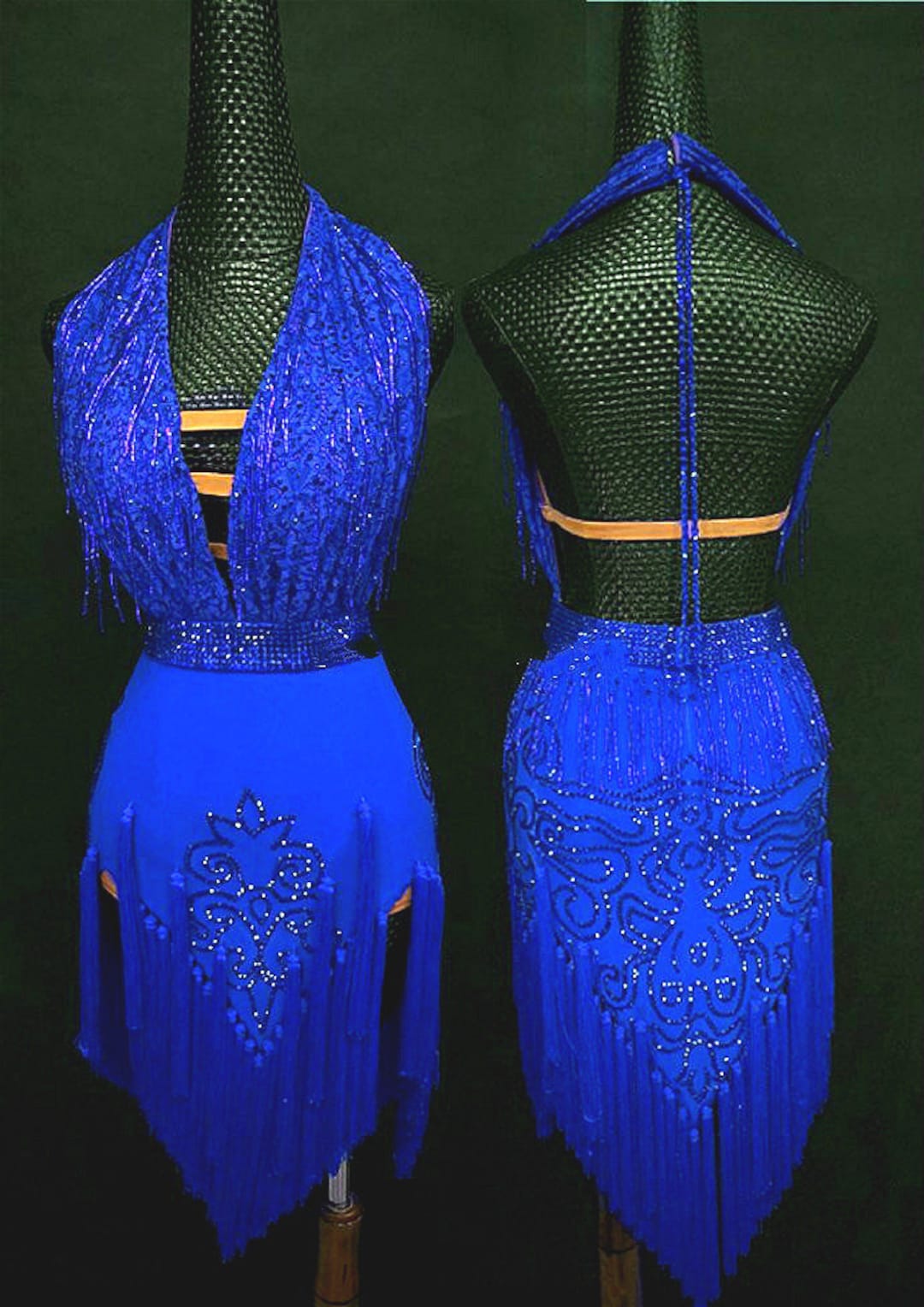 knee length dresses for ladies Tassels Ballroom Latin Dance Dress Girl Kid Camisole Dynamic Dance  Competition Performance Women Adult Contemporary Jazz Dance Stage Costume  Black main image 1