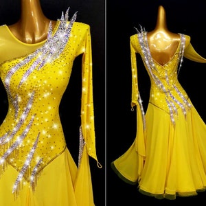 Yellow Ballroom Dress-Daffodil
