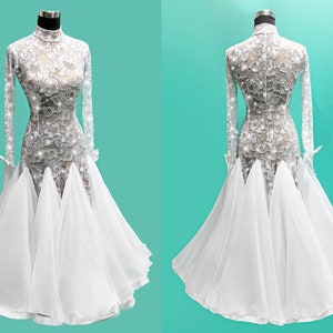 White waltz dress cheap