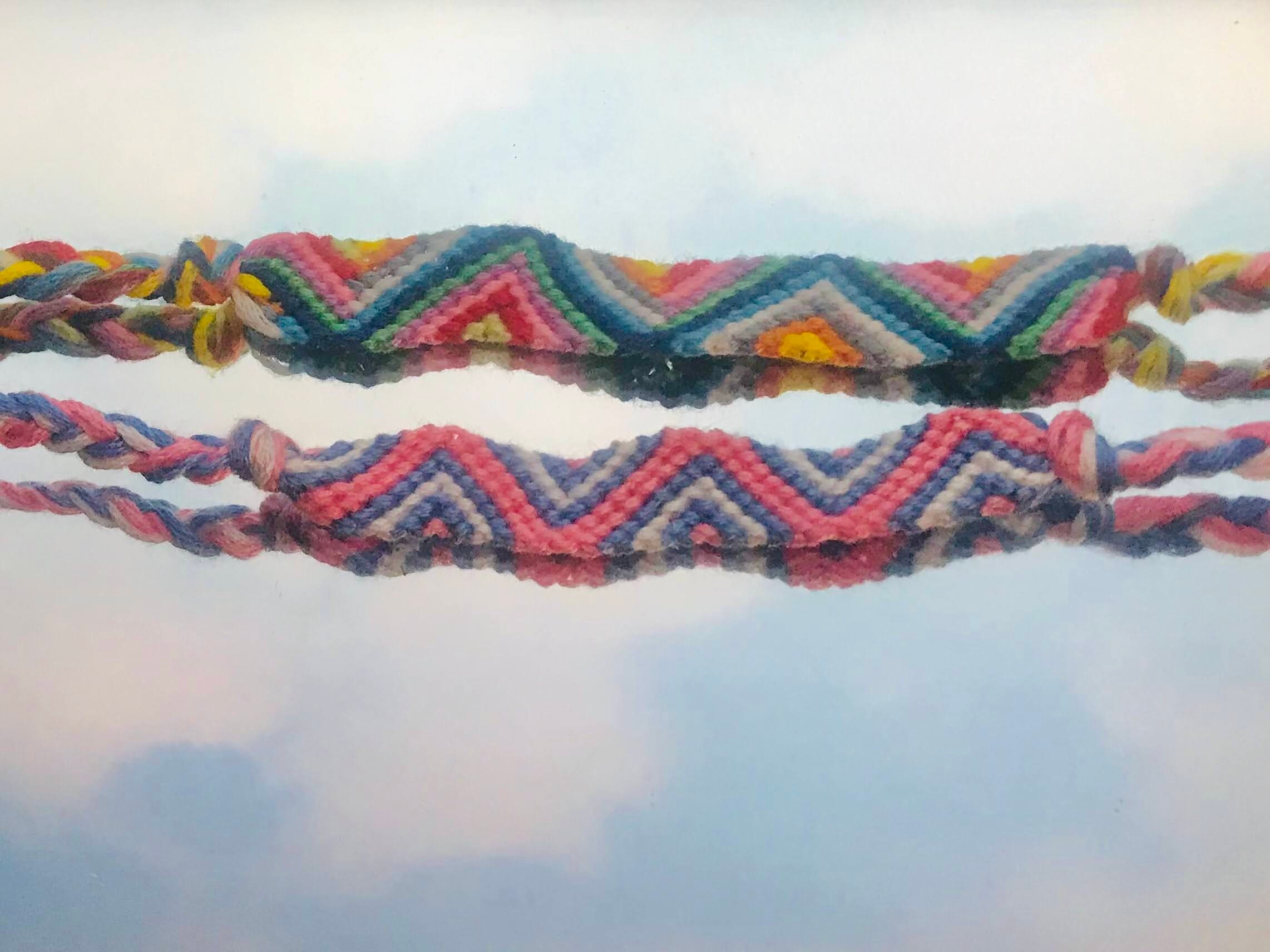 ZigZag Friendship Bracelet Adjustable Personalized Etsy