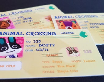 Animal Crossing Villager License