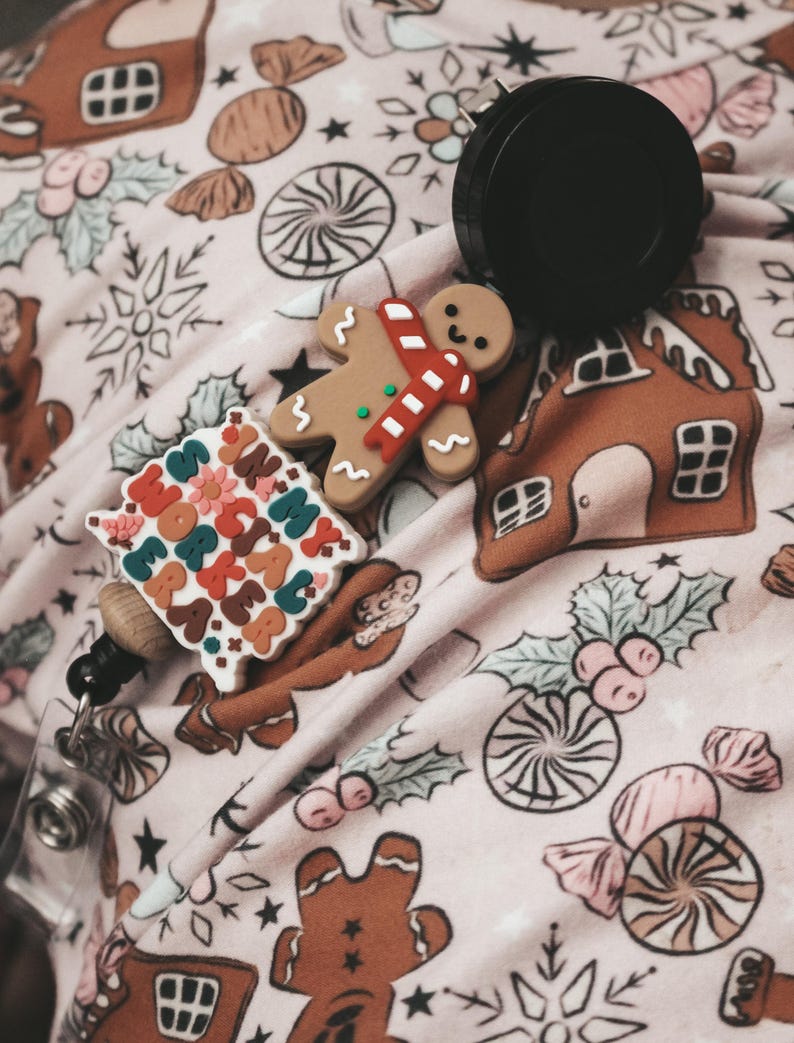 Social Worker Retractable Badge Reel ID Badge Holder School Counselor