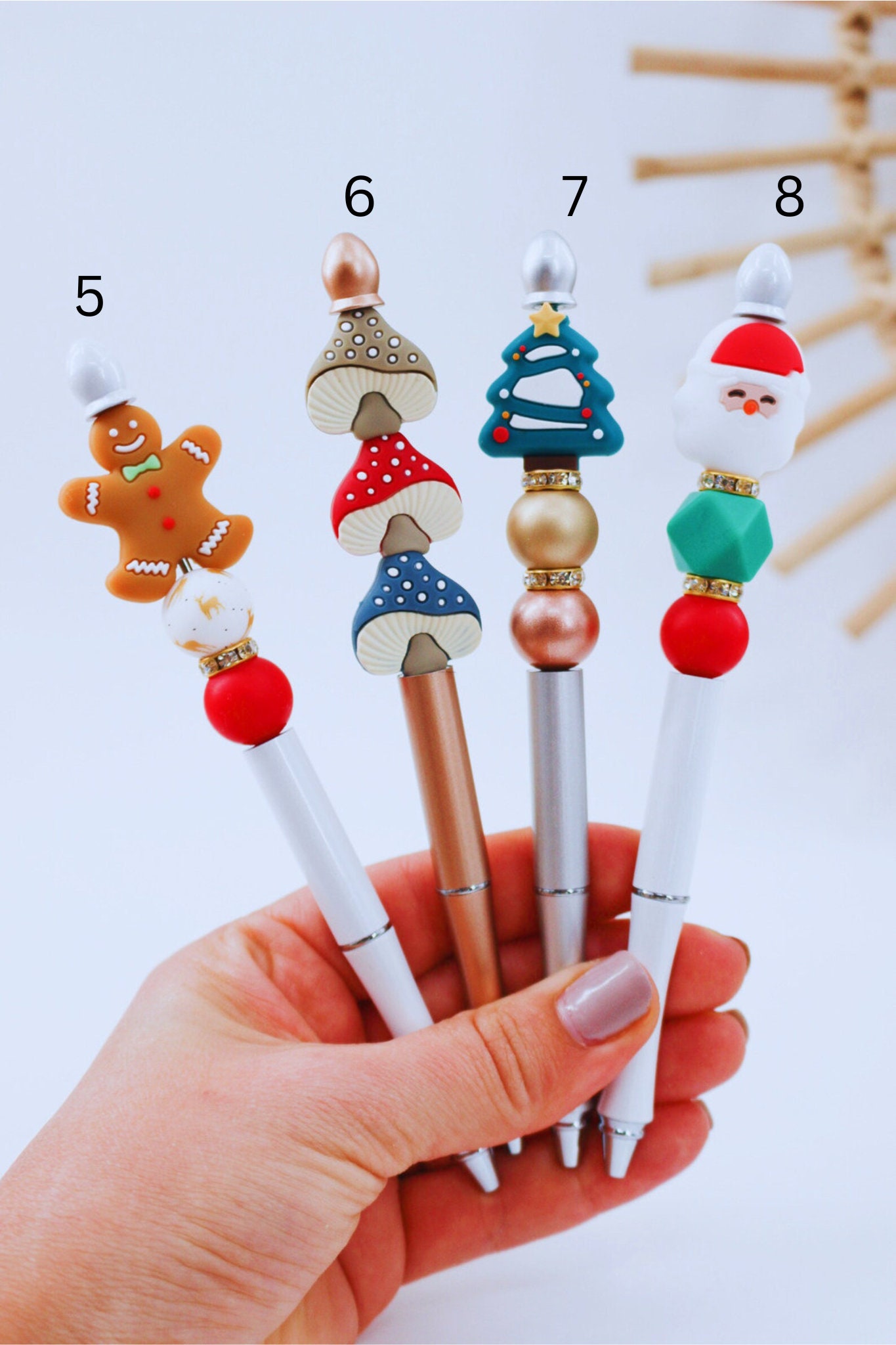 Vintage Christmas Bead Pen Kit - Pen Not Included – Goody Beads