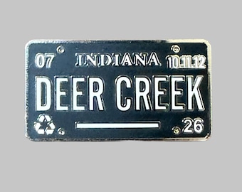 Pin esmaltado de Phish Deer Creek: brilla en la oscuridad, edición limitada (350 unidades)