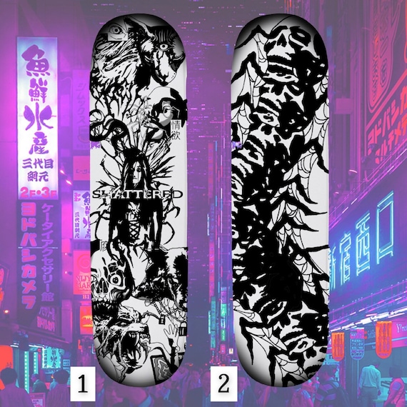 Gothic Vapor Wxv Tokyo Specialty Skateboard Deck (FREE Grip Tape