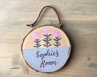 Personalised Children’s Name Sign - Personalised Bedroom Door Sign - Personalised Name Plaque - Personalised Name Sign