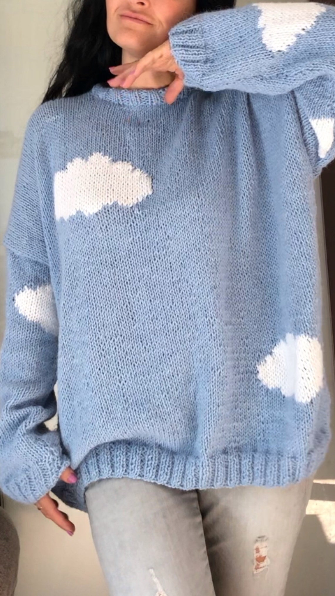 Lavender cloud sweater Clearance