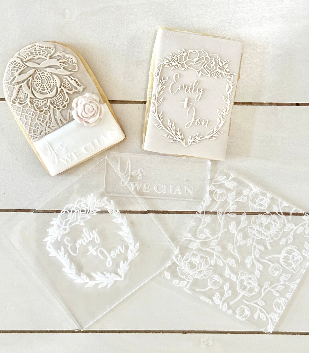 Custom Cookie Stamp Wedding Cookie Stamp Customized Cookie Etsy