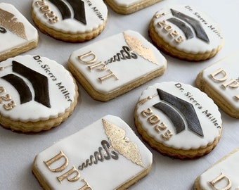 Graduation cookies, customized, law school, med school, university