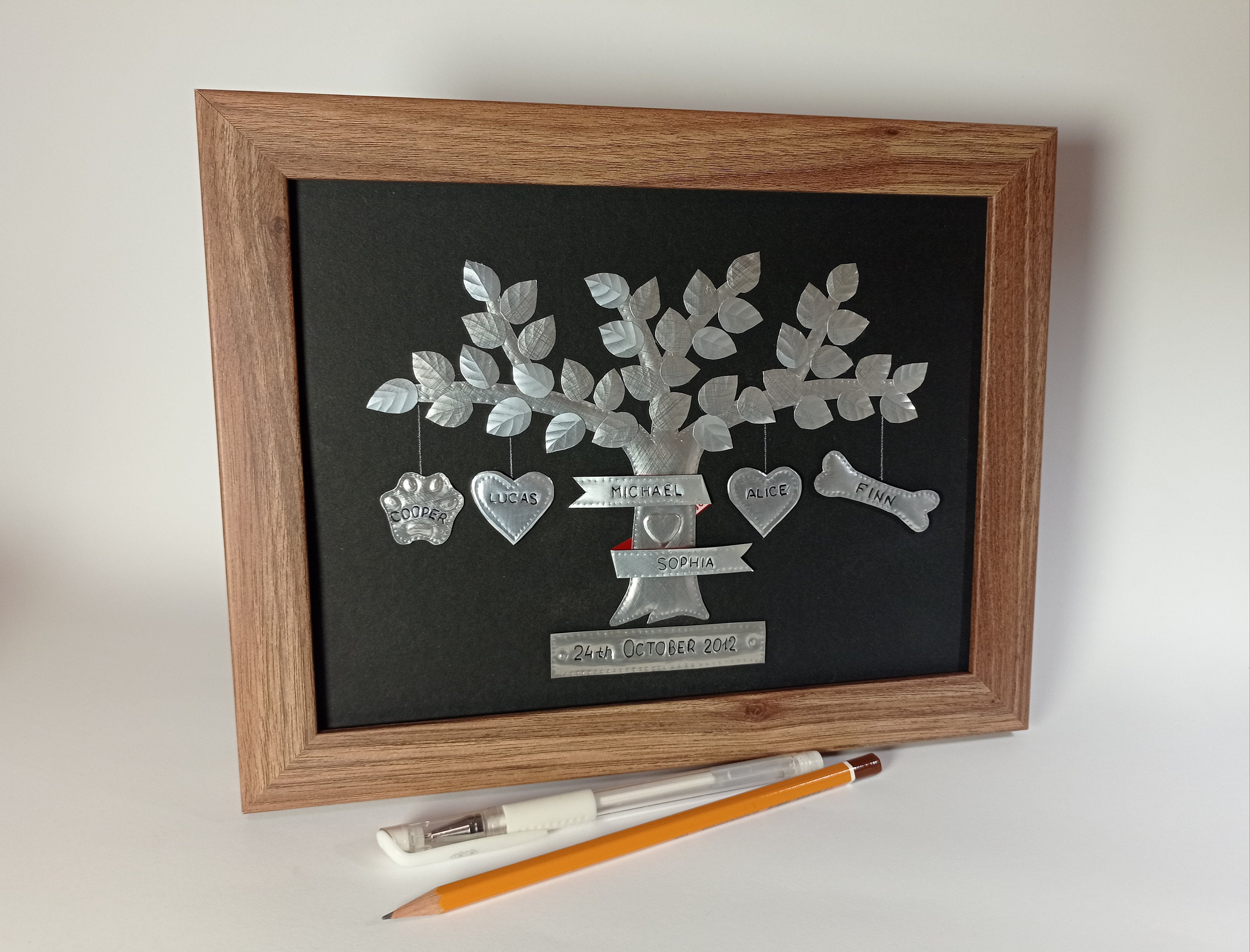 Aluminum Anniversary Gift 10 Year Wedding Anniversary Gift Etsy