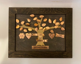 7 Year Wedding Anniversary,Copper wedding, Copper Tree, 3D Copper Tree,