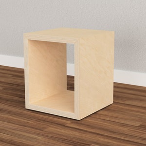 Steel part already made Steel Frame Powder Coated black next day shipping Bedroom Side Table Without the Wooden Tabletop CUBE