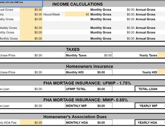 Mortgage Calculator; Mortgage Loan Originators & Real Estate Agents: Easily Calculate Loan Situation