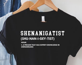 St. Patricks Day T-Shirt Shenanigator-Shirts St. Pattys Day Shirt St. Paddys Day Spaßgruppe Shirts Mädchen Reise Shirts Reise Shirt
