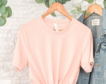 Blank Bella Canvas T-shirt Plain Bella Canvas Shirt CVC Heather Prism Colors Soft Plain t shirt Unisex DIY Blank Tee shirt blanks