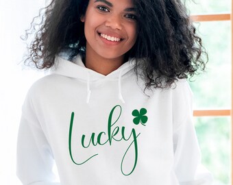 Dam Lucky Shamrock Hoodie - St Patricks Day Outfit