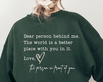 Kindness Crewneck Sweatshirt: Mental Health, You Matter Shirt