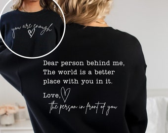 Kindness Crewneck Sweatshirt: Mental Health, You Matter Shirt