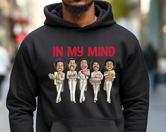Christmas Hoodie In My Mind Temptations Christmas Hooded Crewneck Sweatshirt Trendy Ugly Christmas Sweater Holiday Party Shirt