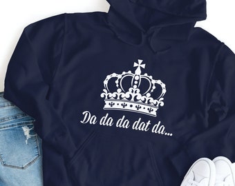 Hamilton Gifts - Da Da Da Dat Da | Alexander Hamilton | King George | Soft Hoodie | Gift Ideas Broadway Lover - Unisex Hooded Sweatshirt